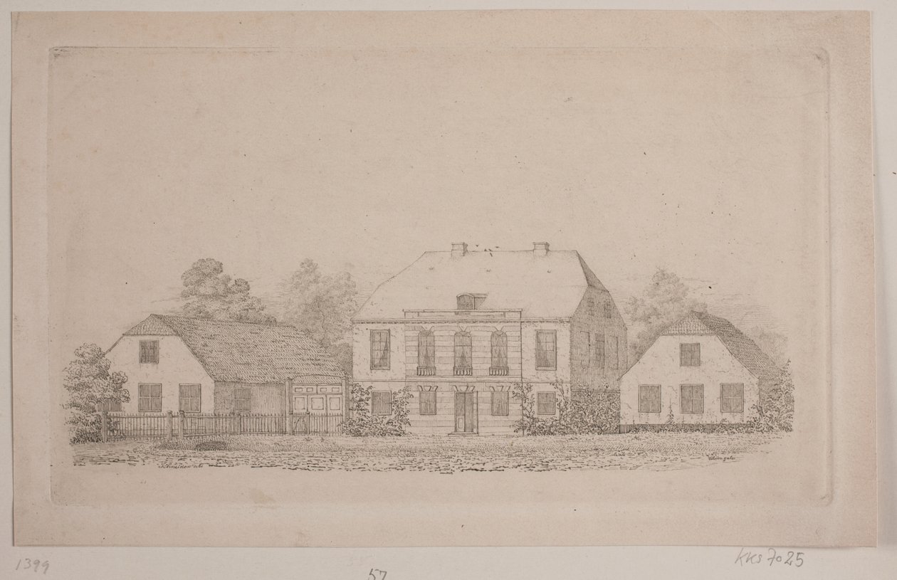 Een villa in Frederiksberg Alle door Vilhelm Kyhn
