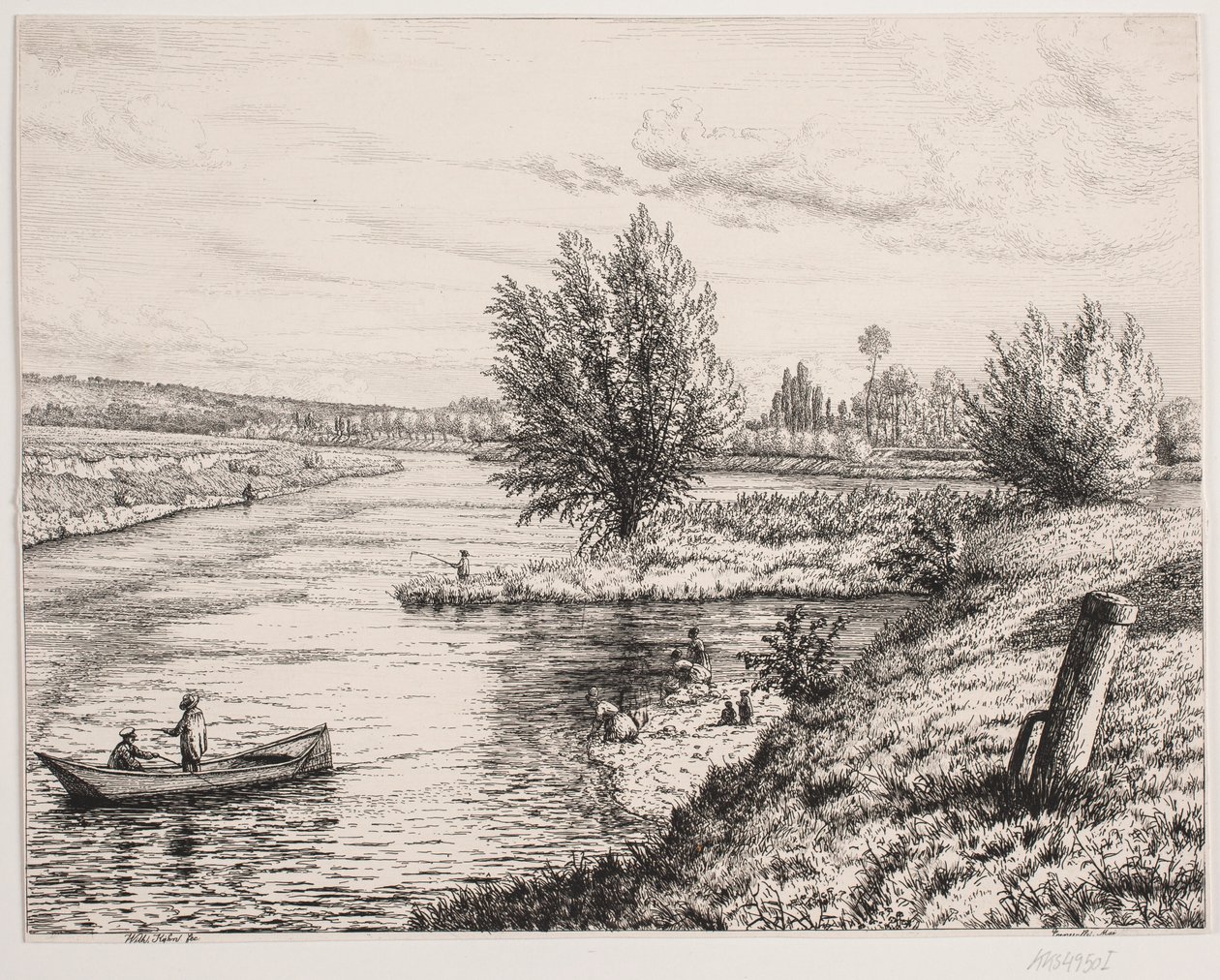 Partij bij de Marne-rivier door Vilhelm Kyhn
