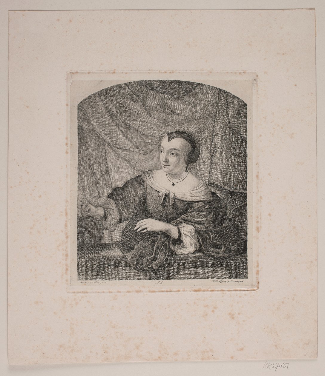 Portret van de Vrouw van Ferdinand Bol door Vilhelm Kyhn