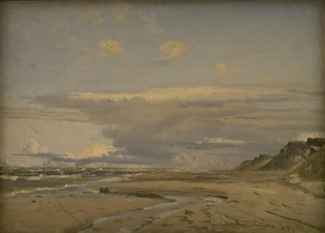 Het strand bij Kandestederne, West-Jutland door Vilhelm Kyhn