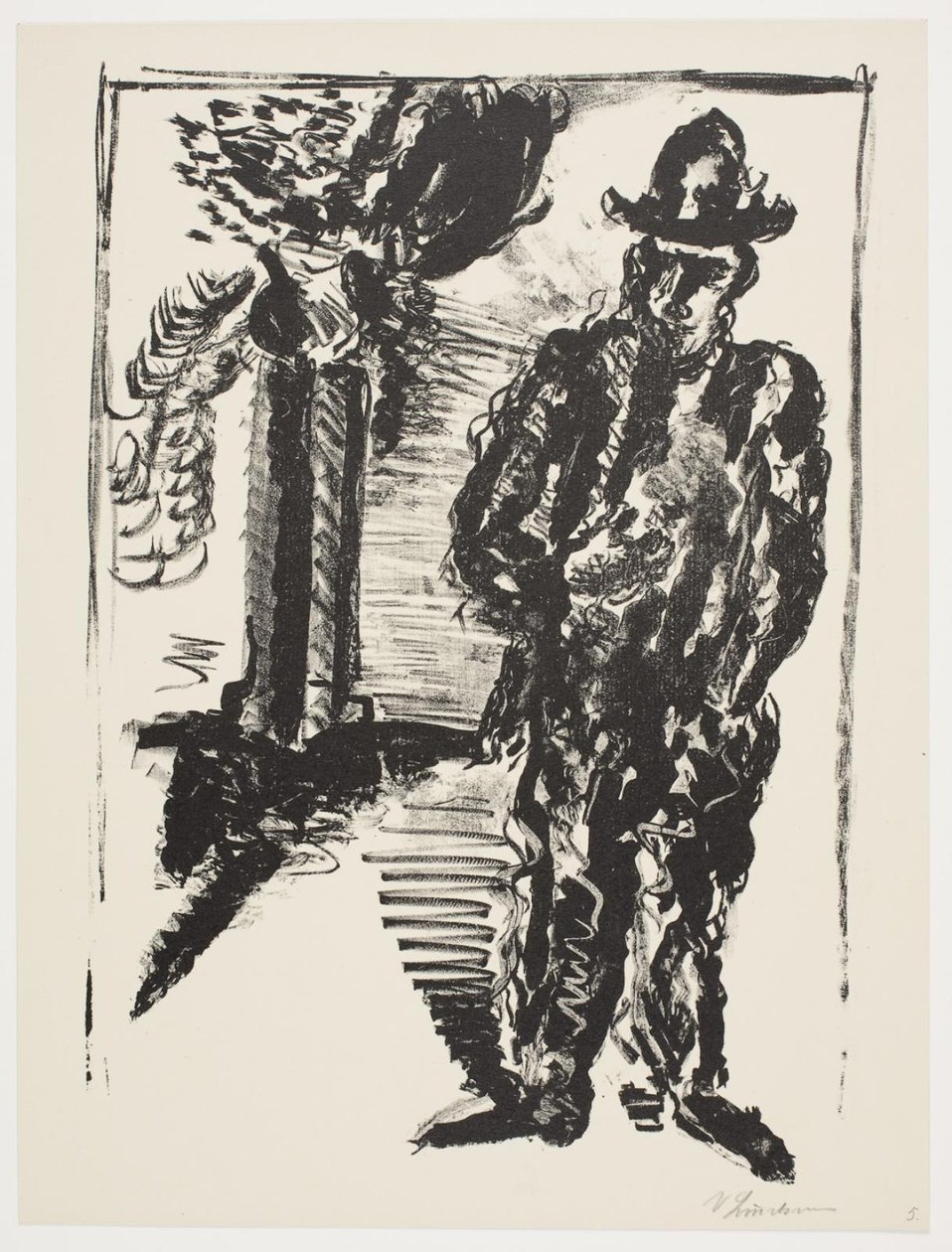 Blad uit "Klingens Kunstnermappe Nr. 2" door Vilhelm Lundstrøm