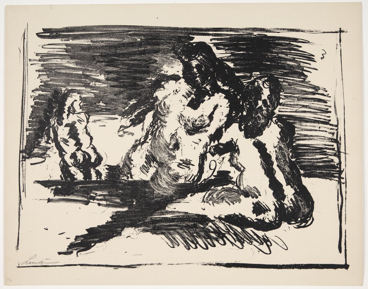 Blad uit "Klingens Kunstnermappe Nr. 2" door Vilhelm Lundstrøm
