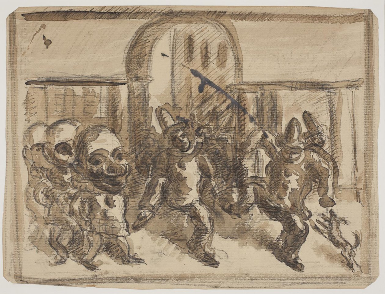 Carnaval in Nice door Vilhelm Lundstrøm