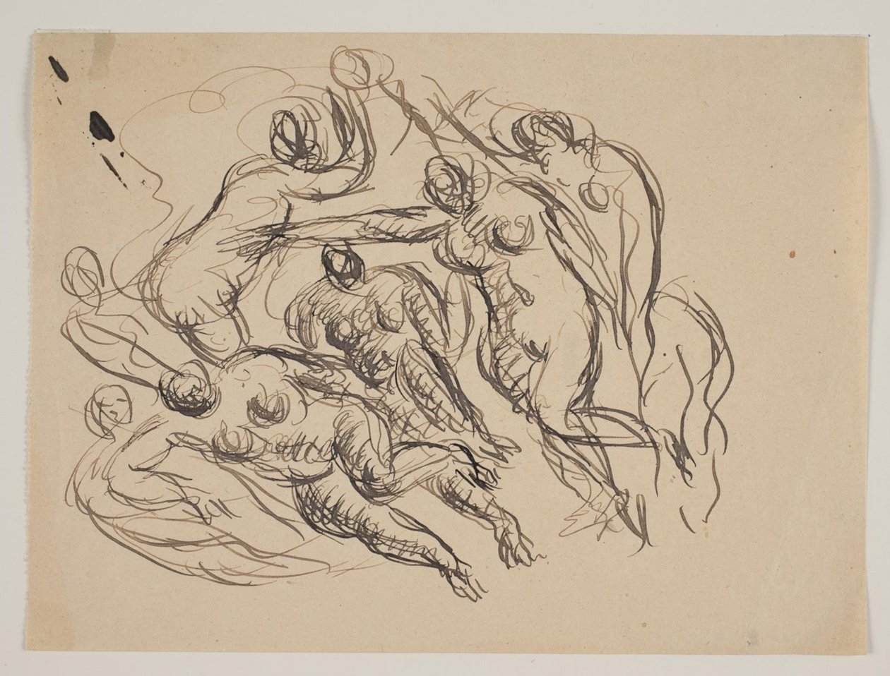 Compositie met zeven naakte vrouwen door Vilhelm Lundstrøm