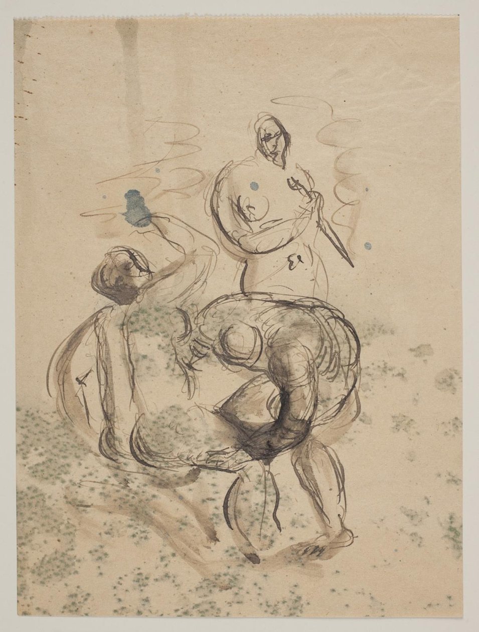 Compositie met drie naakte vrouwen door Vilhelm Lundstrøm