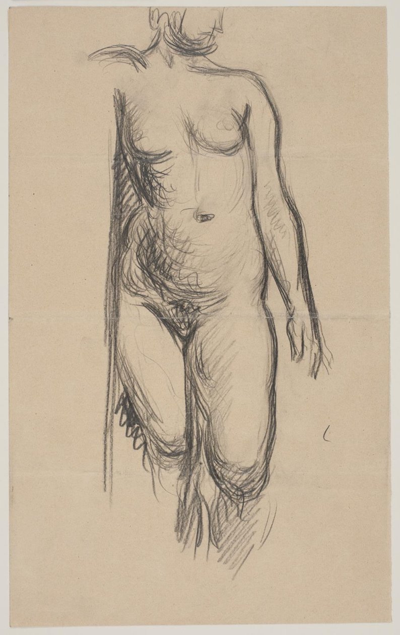 Staand vrouwelijk model door Vilhelm Lundstrøm