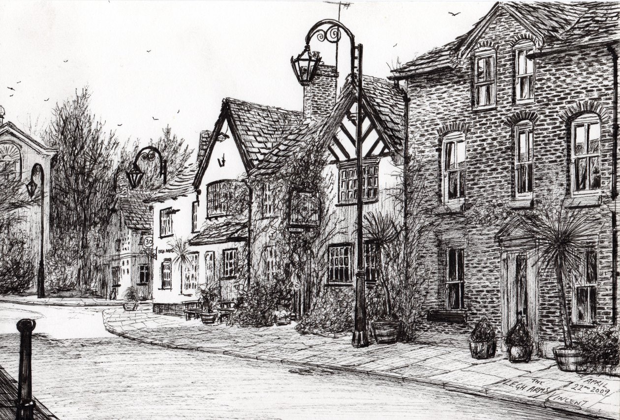 Leigh Arms Prestbury, 2009 door Vincent Alexander Booth