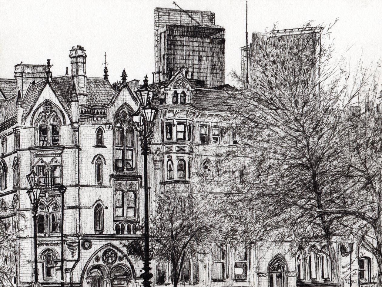 Manchester Beetham toren, 2007 door Vincent Alexander Booth