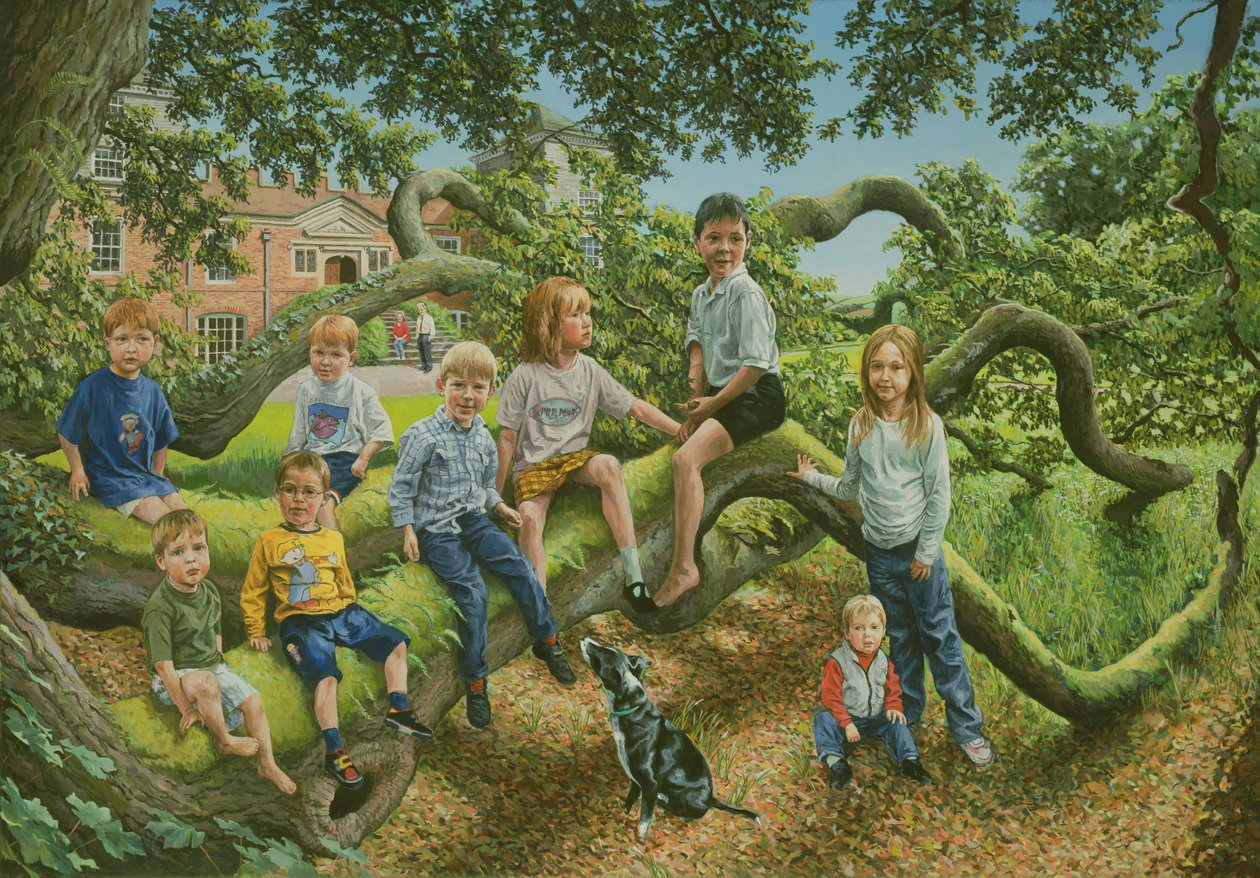 Lord en Lady Boyd en hun kleinkinderen, 2001 door Vincent Yorke