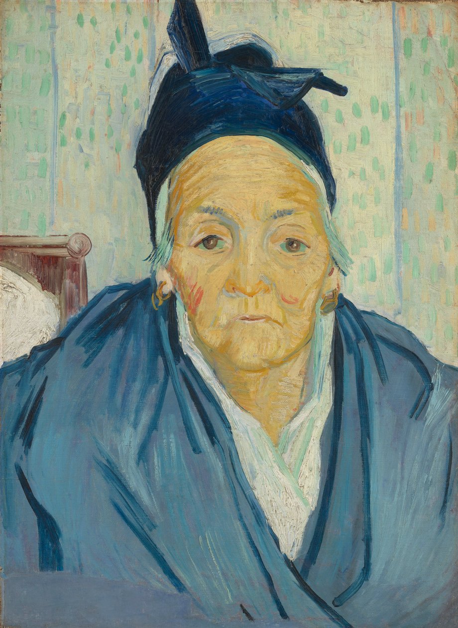 Een oude vrouw uit Arles door Vincent van Gogh