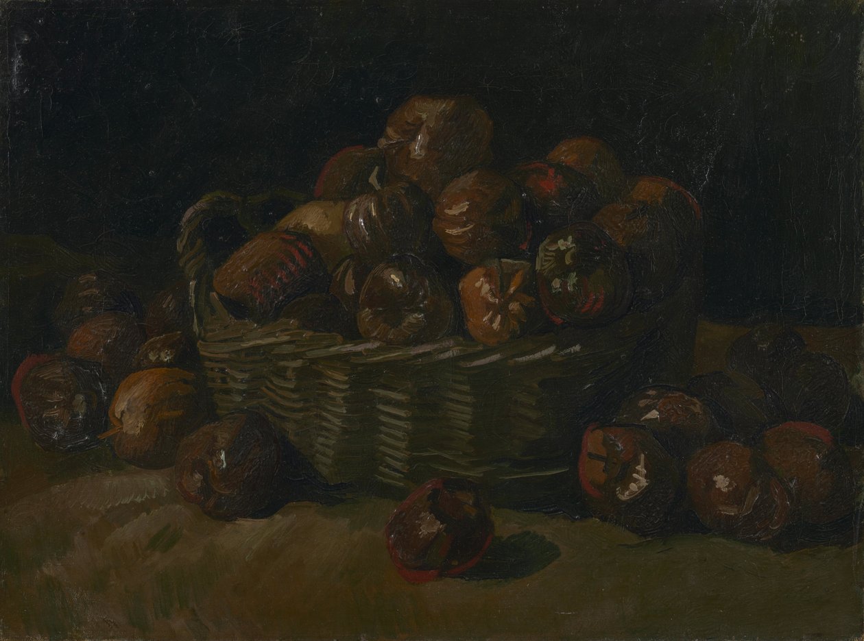 Mand met appels door Vincent van Gogh