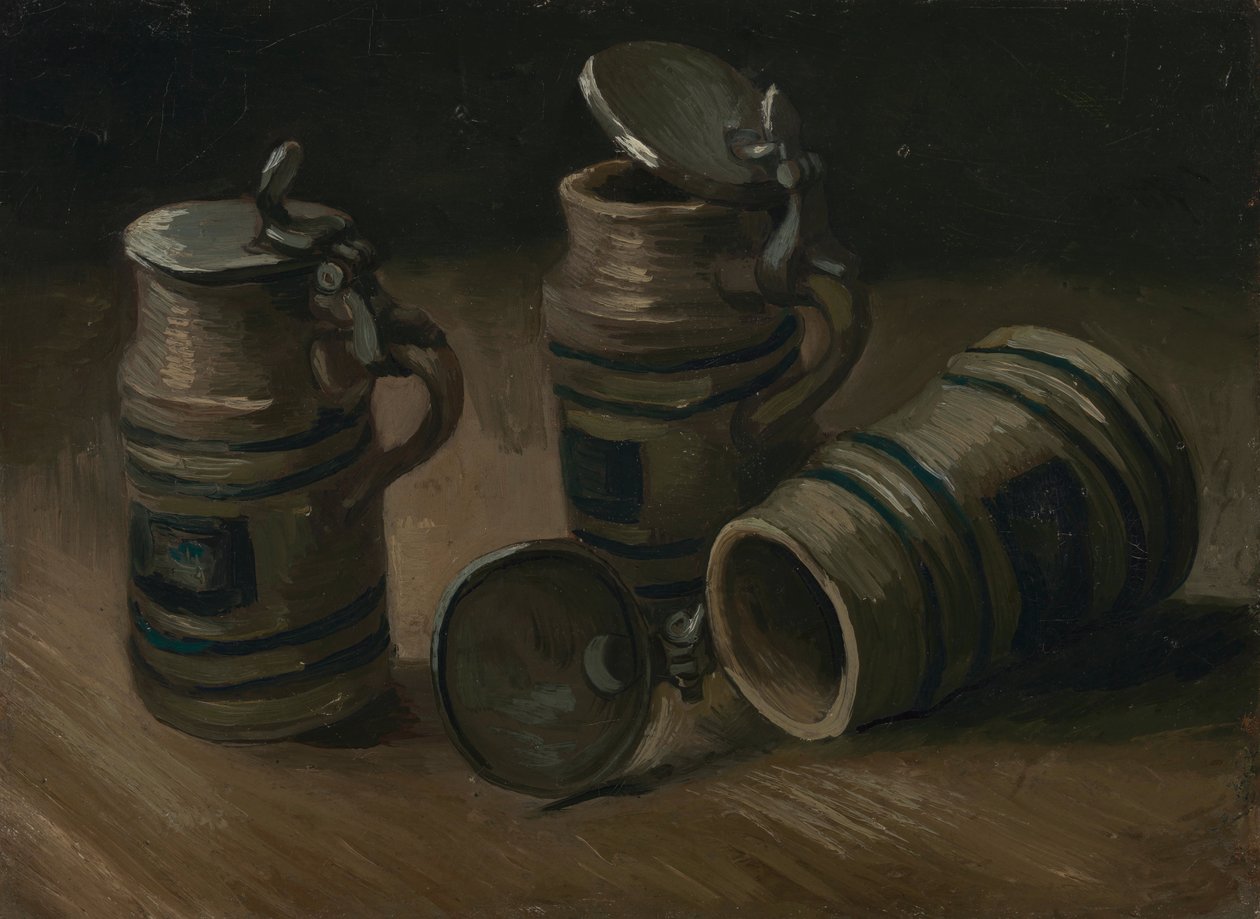 Bierpullen door Vincent van Gogh