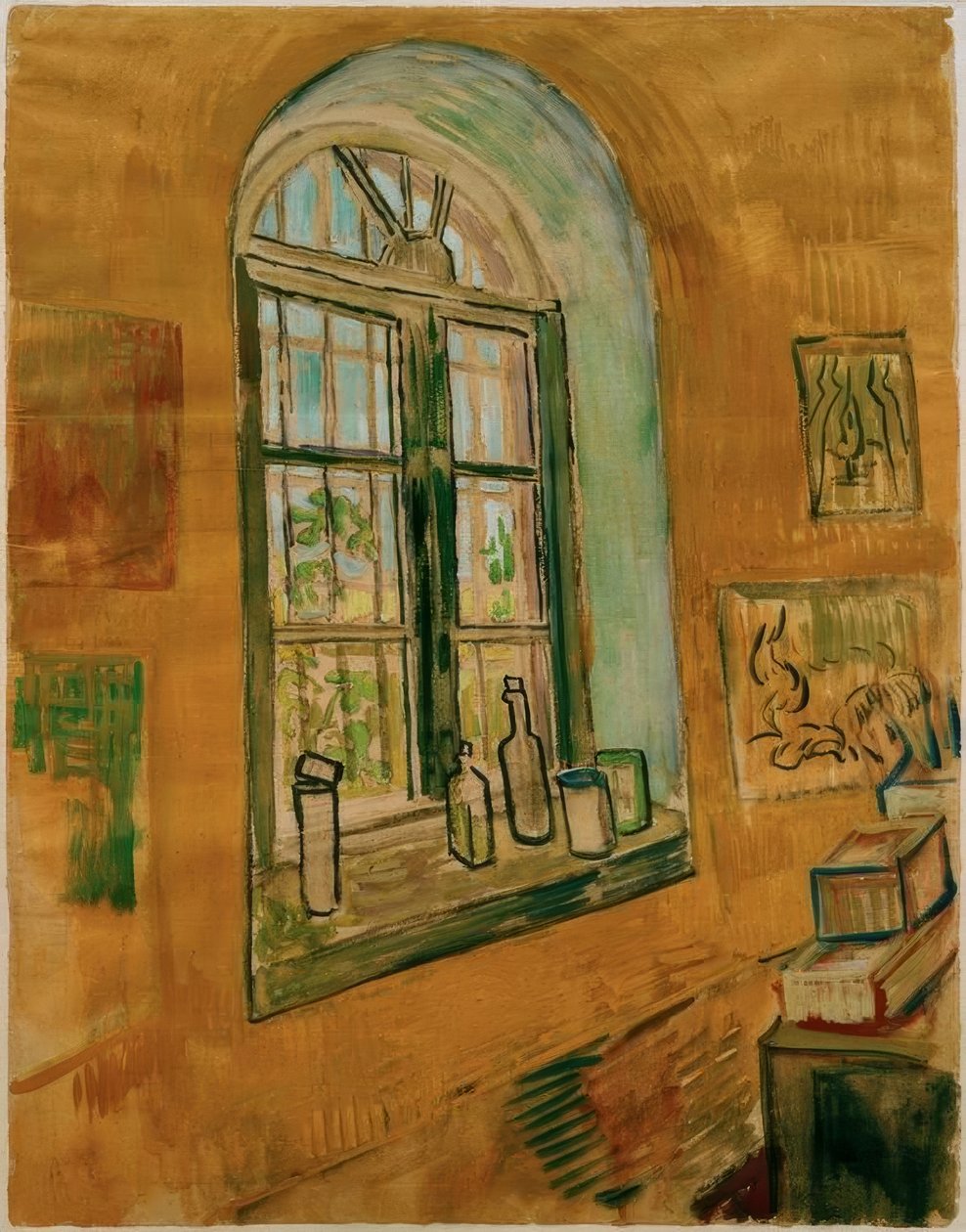 Atelierraam door Vincent van Gogh
