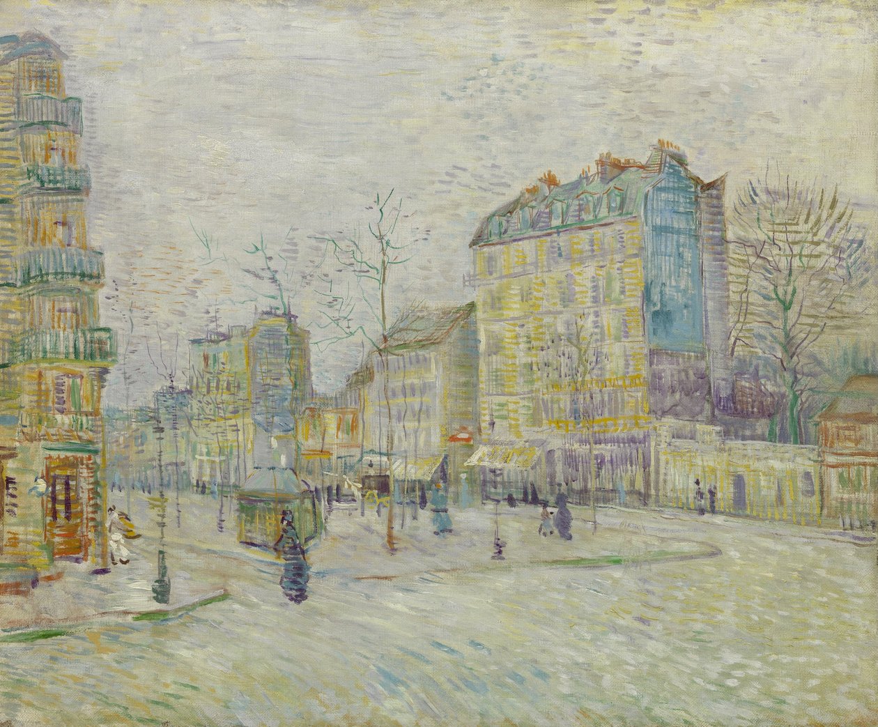 Boulevard de Clichy door Vincent van Gogh