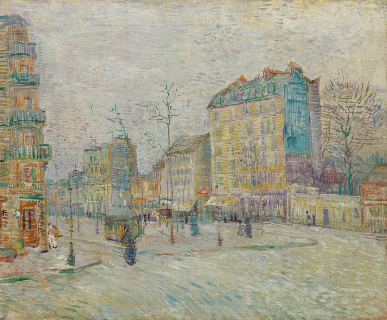 Boulevard de Clichy door Vincent van Gogh