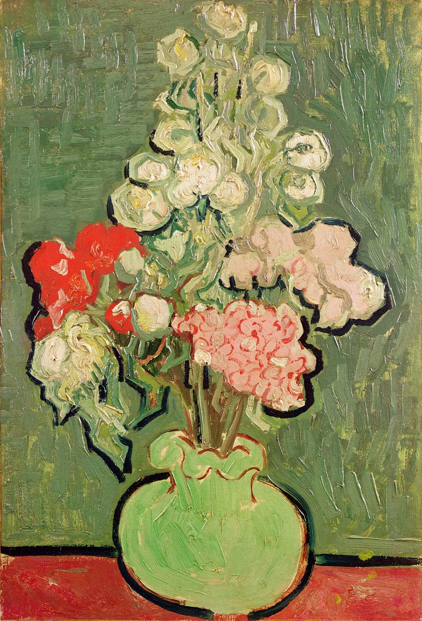 Boeket bloemen, 1890 door Vincent van Gogh