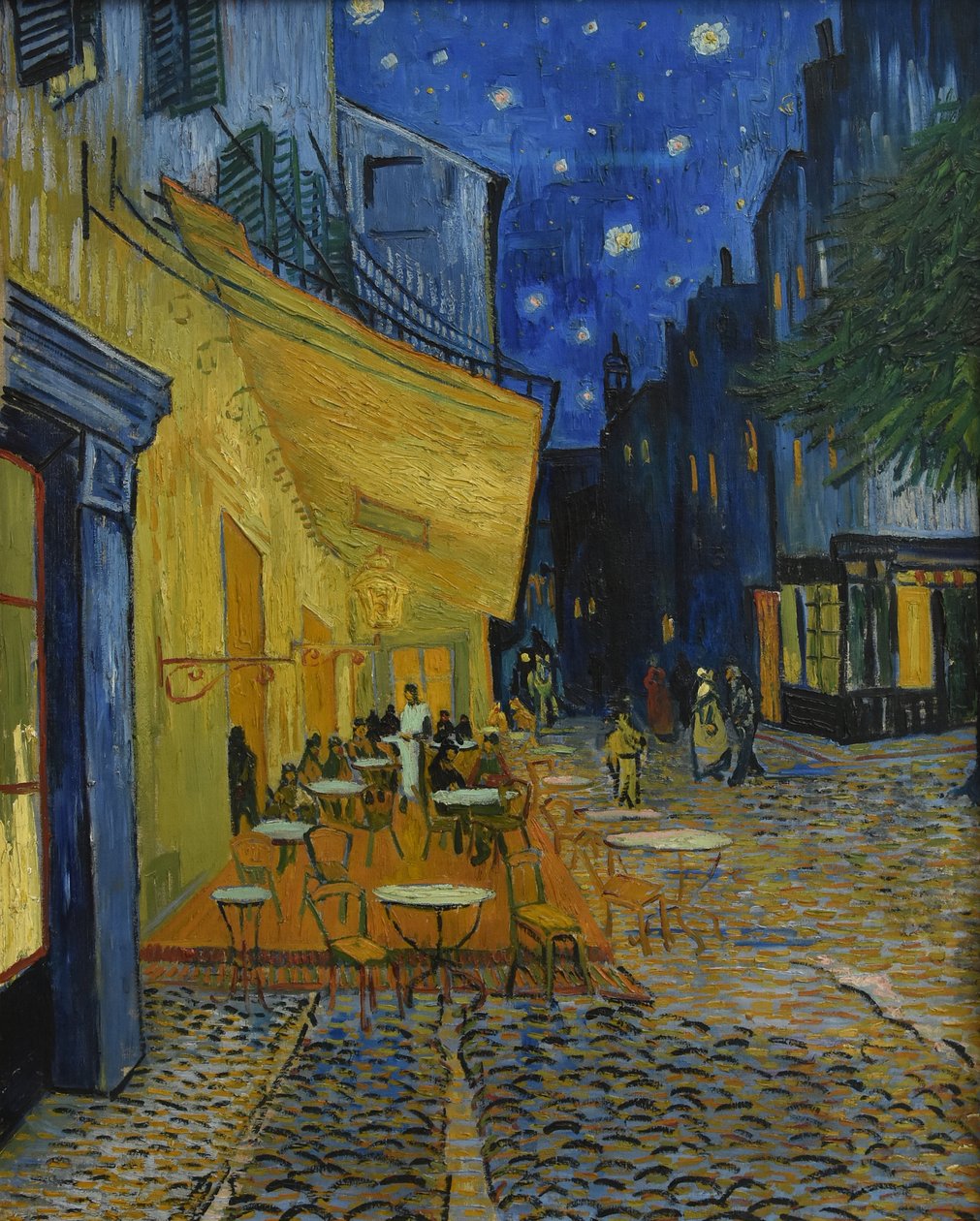 Caféterras bij nacht door Vincent van Gogh