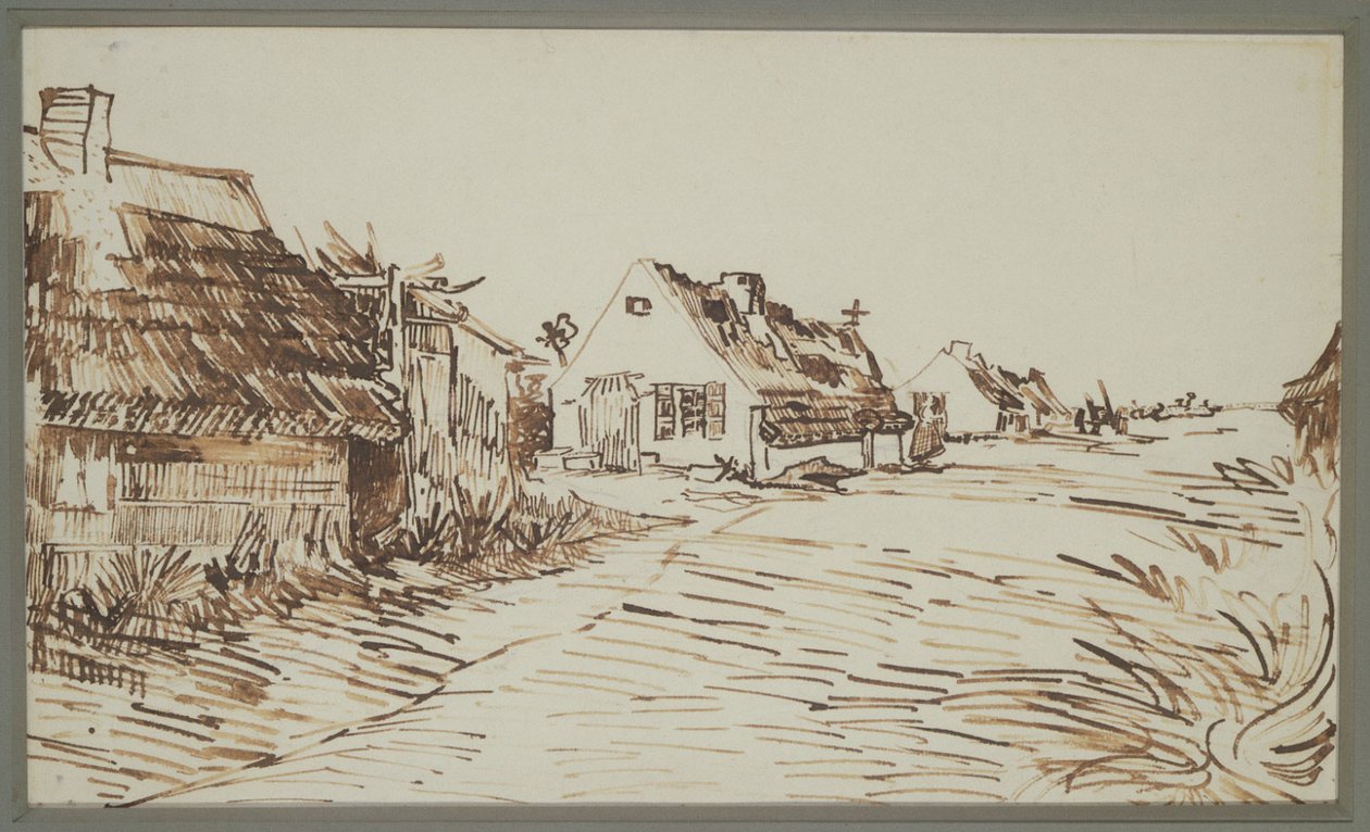 De weg naar Saintes-Maries door Vincent van Gogh