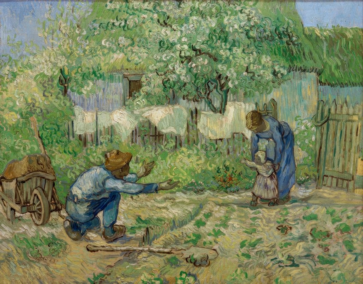 Eerste stappen door Vincent van Gogh