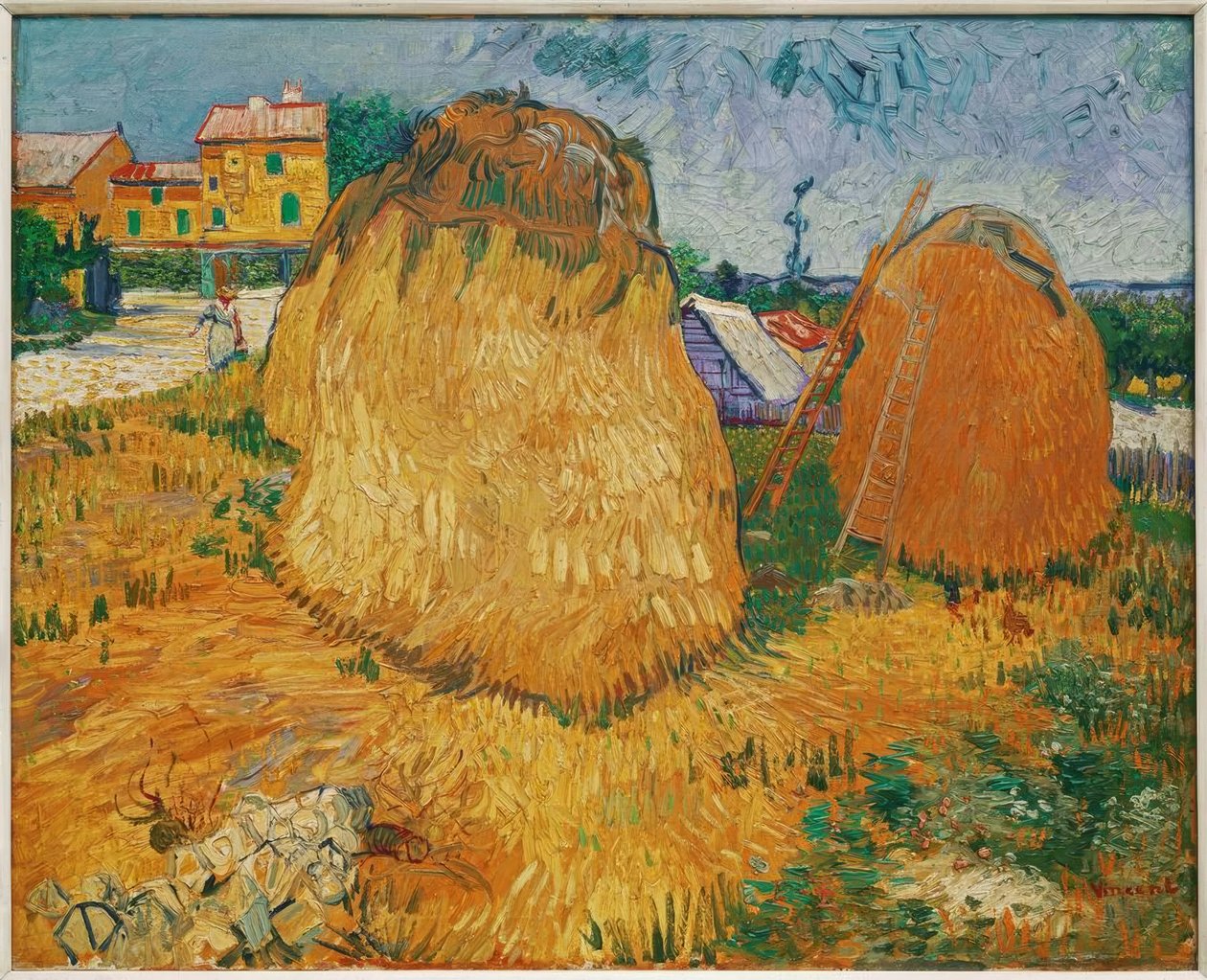Hooiberg in de Provence door Vincent van Gogh