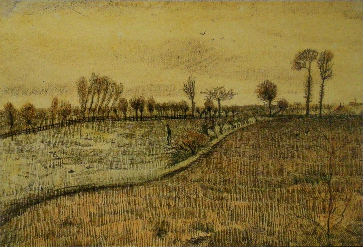 Landschap F 874v JH 3 door Vincent van Gogh