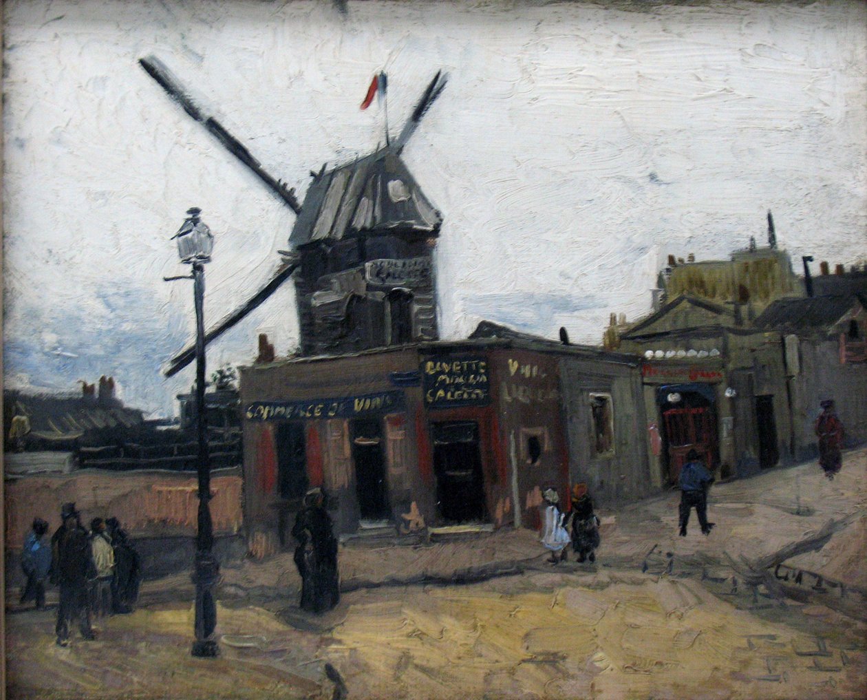 Moulin de la Galette; Kröller-Müller Museum door Vincent van Gogh