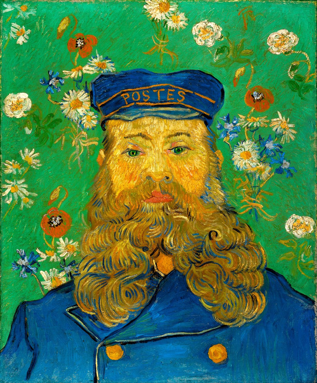 Portret van Joseph Roulin door Vincent van Gogh