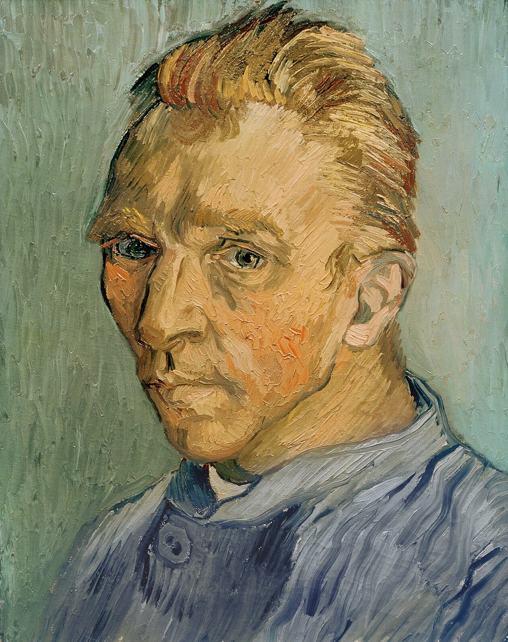Zelfportret, 1889 door Vincent van Gogh
