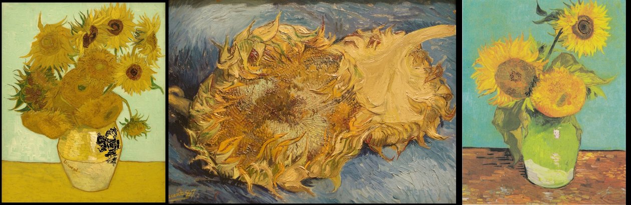 Stilleven met 12 zonnebloemen door Vincent van Gogh