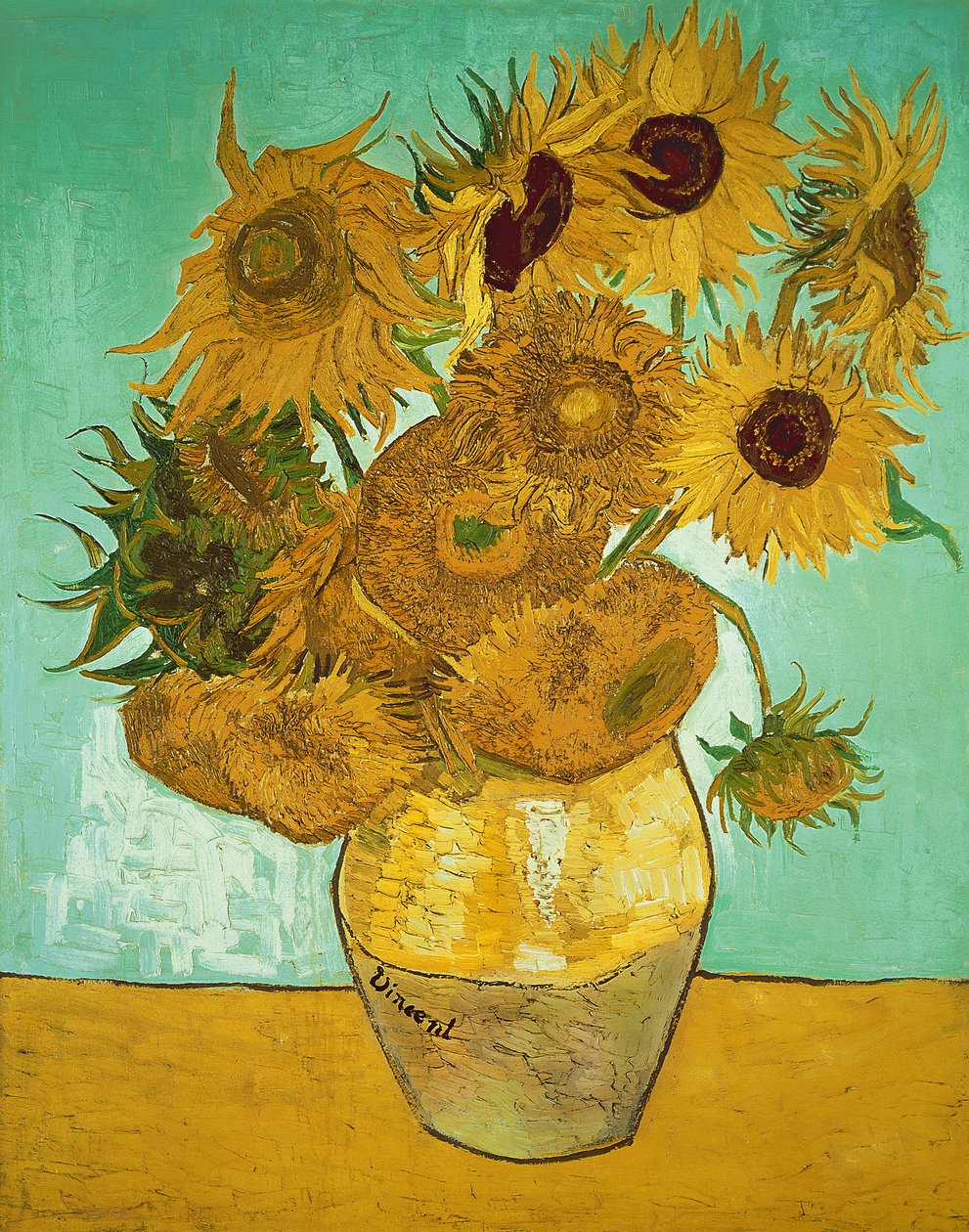 Zonnebloemen door Vincent van Gogh