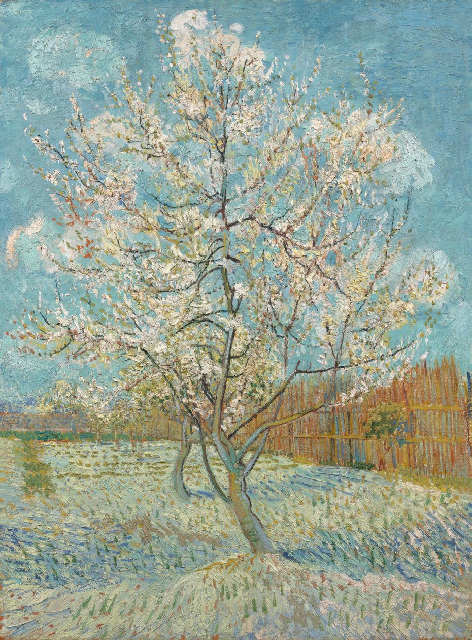 De Roze Perzikboom, 1888 door Vincent van Gogh