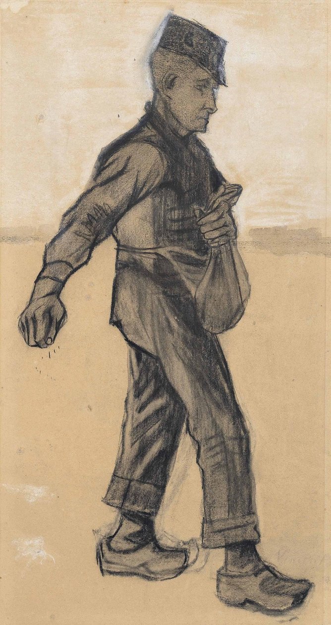 De Zaaier (naar rechts kijkend) door Vincent van Gogh