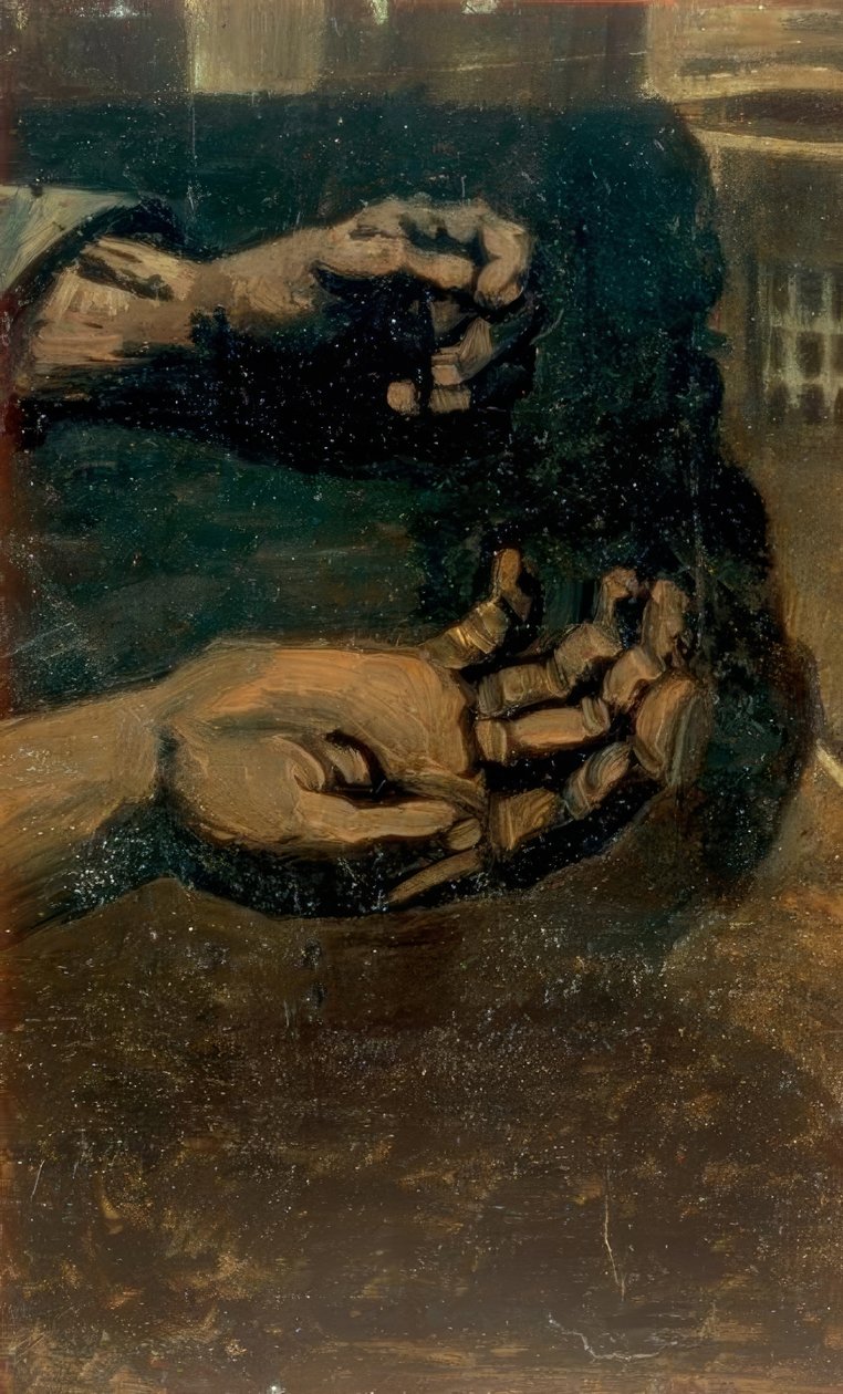 Twee handen door Vincent van Gogh