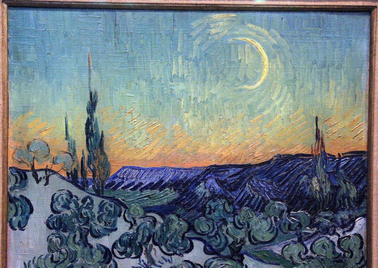 Wandeling in de schemering door Vincent van Gogh