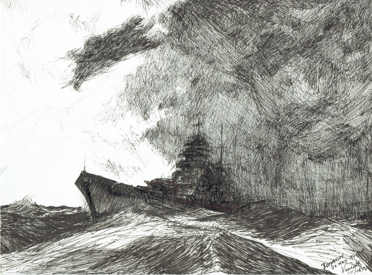 Bismarck uit de storm, 2002 door Vincent Alexander Booth