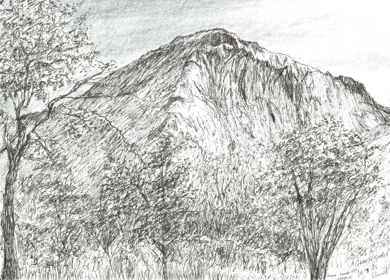 Great Gable, 2005 door Vincent Alexander Booth