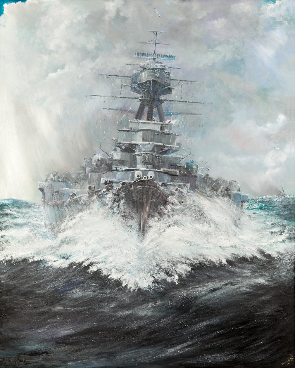 HMS Hood (2), 2016 door Vincent Alexander Booth