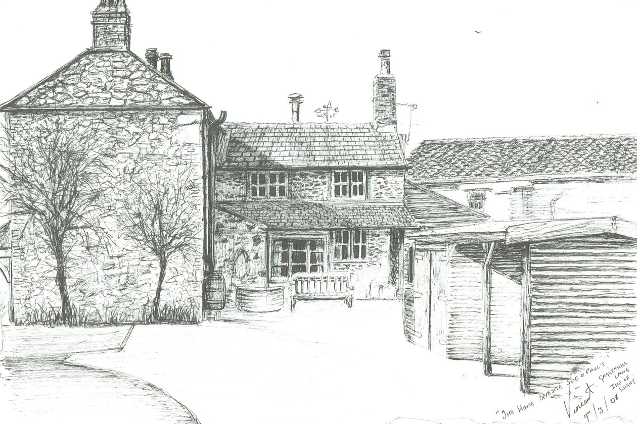 Huis op Isle of Wight, 2008 door Vincent Alexander Booth