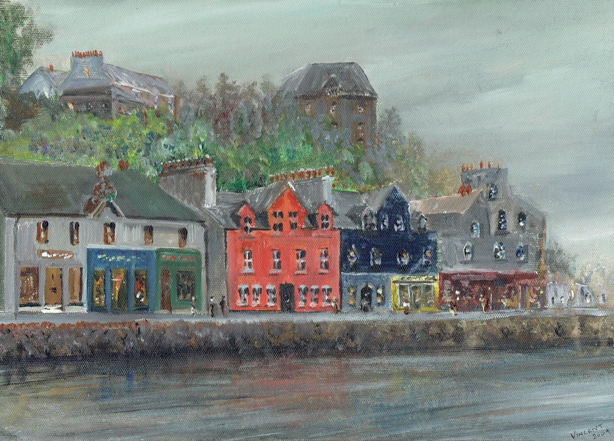 Tobermory in de regen, 2009 door Vincent Alexander Booth