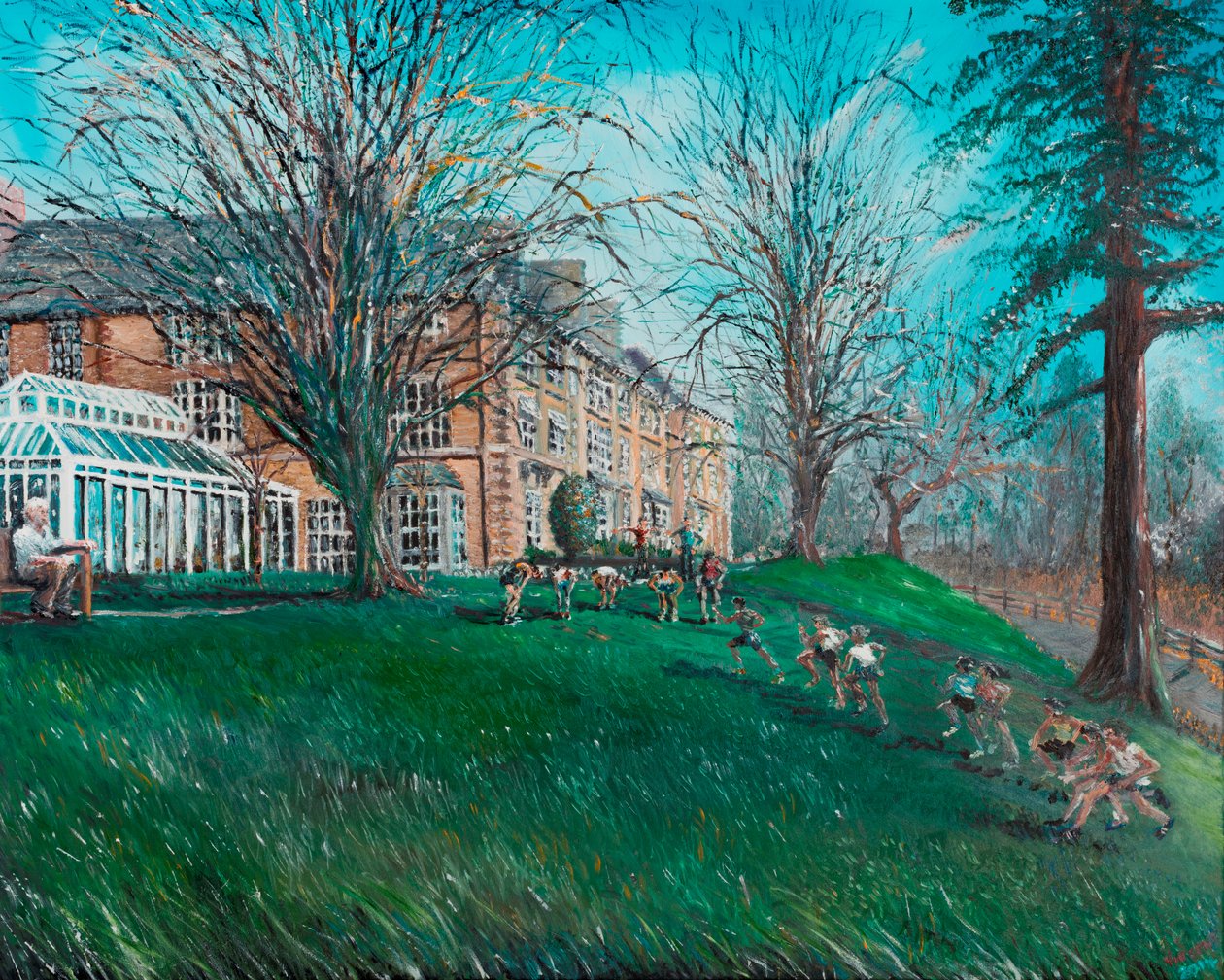 Training in Gilsland spa hotel, 2014 door Vincent Alexander Booth