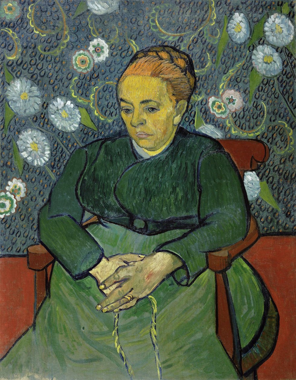 Augustine Roulin La berceuse, 1889 door Vincent van Gogh