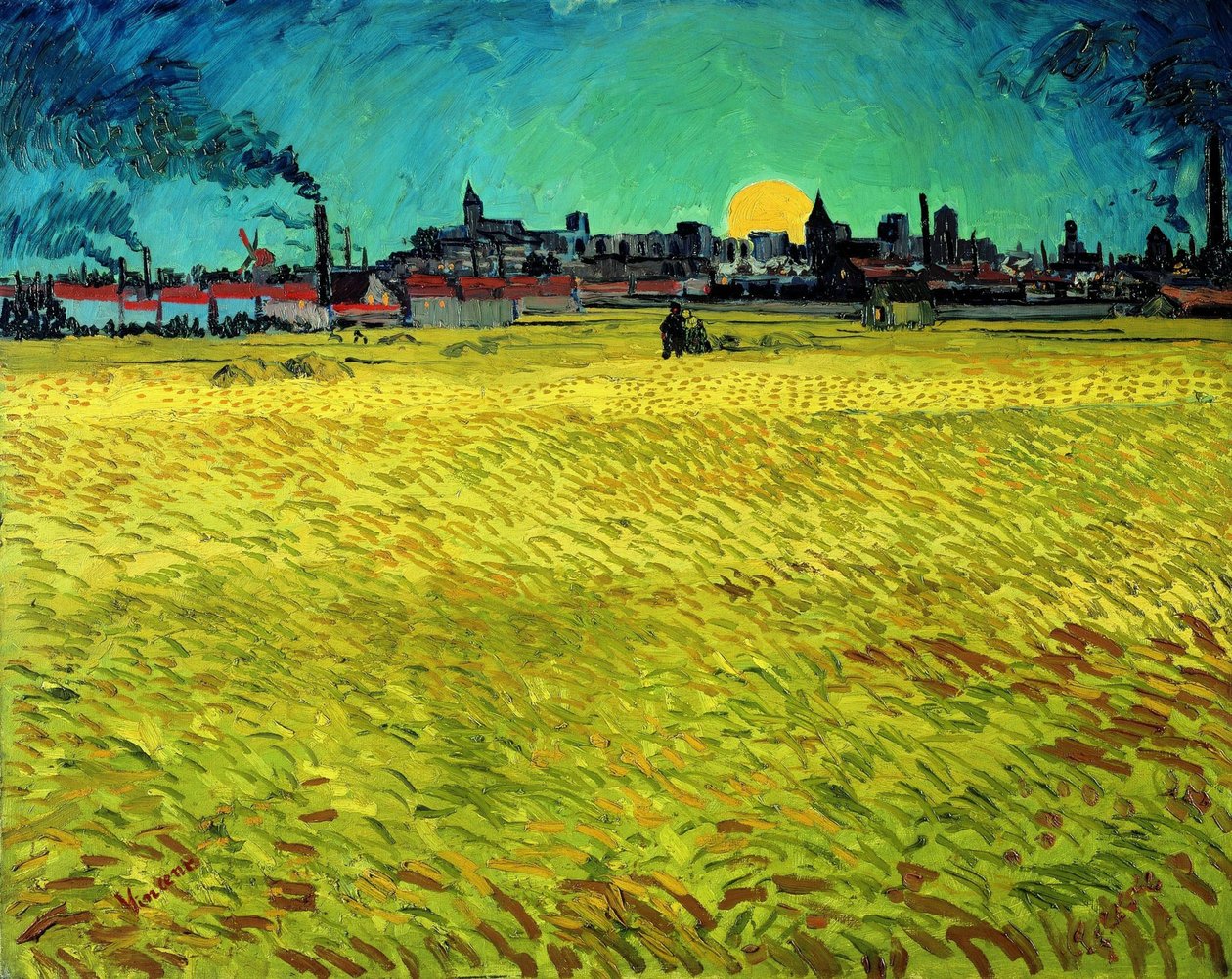 Zomeravond, 1888 door Vincent van Gogh