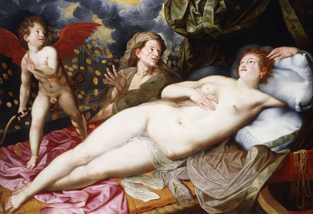Danaë door Vincent Sellaer