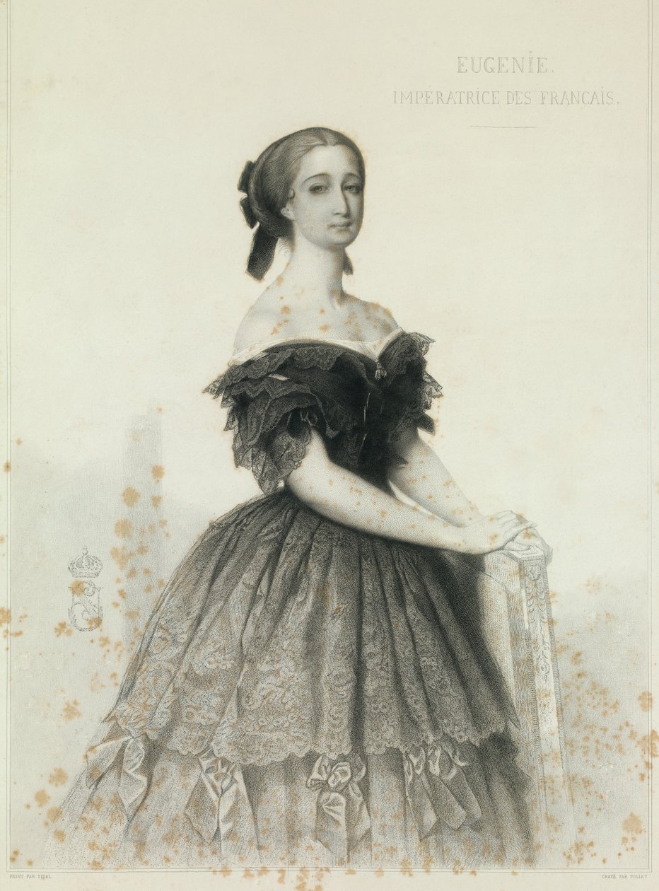 Portret van keizerin Eugenie door Vincent Vidal