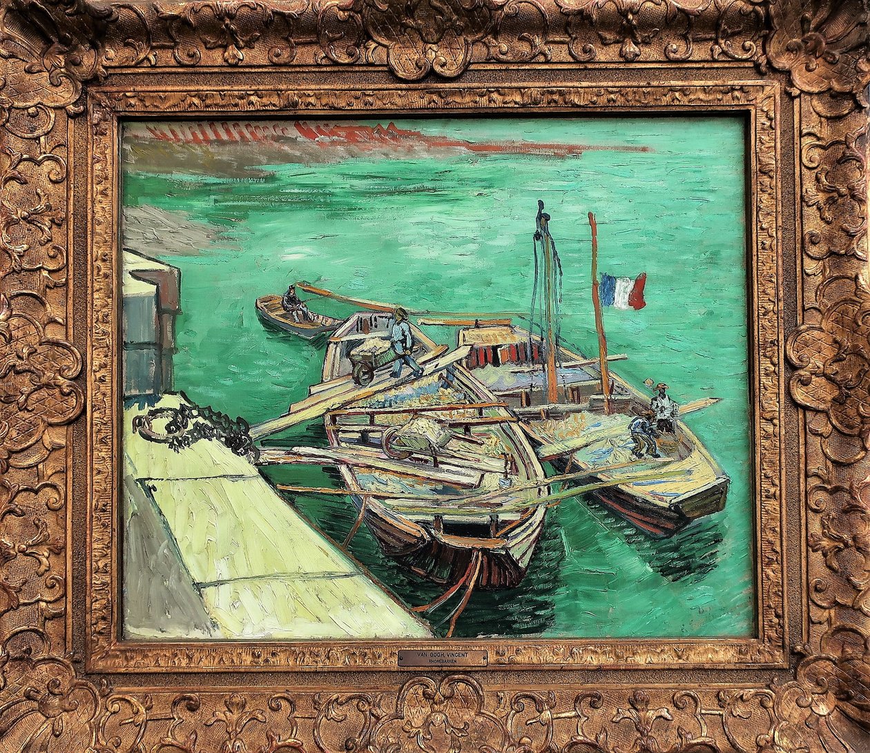 1888 van Gogh Rhonebarken door Vincent van Gogh