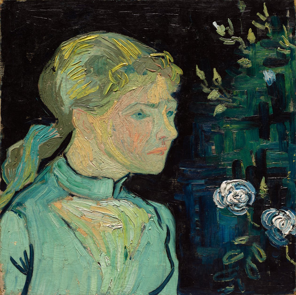 Adeline Ravoux, 1890 door Vincent van Gogh