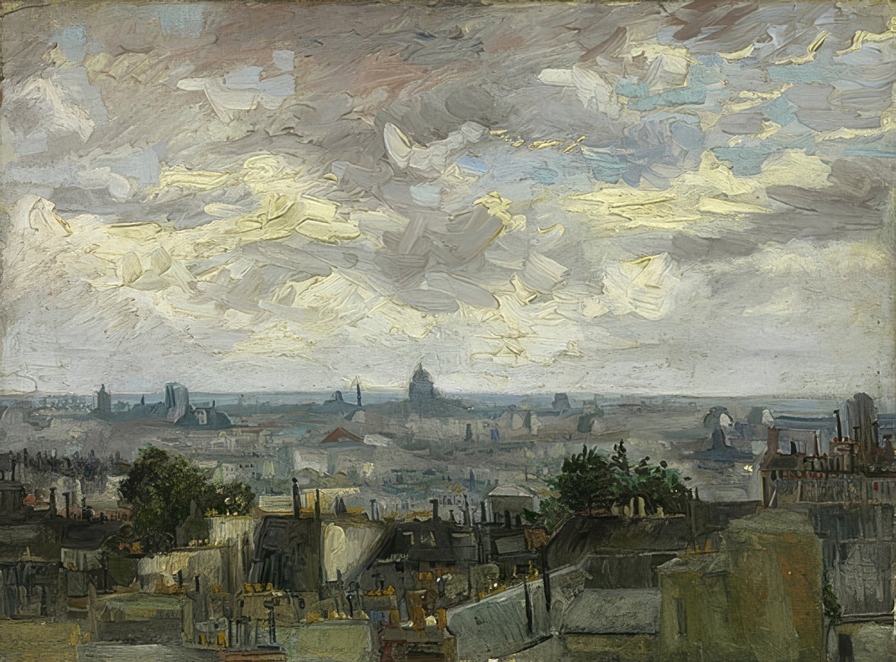 Uitzicht op Parijs door Vincent van Gogh