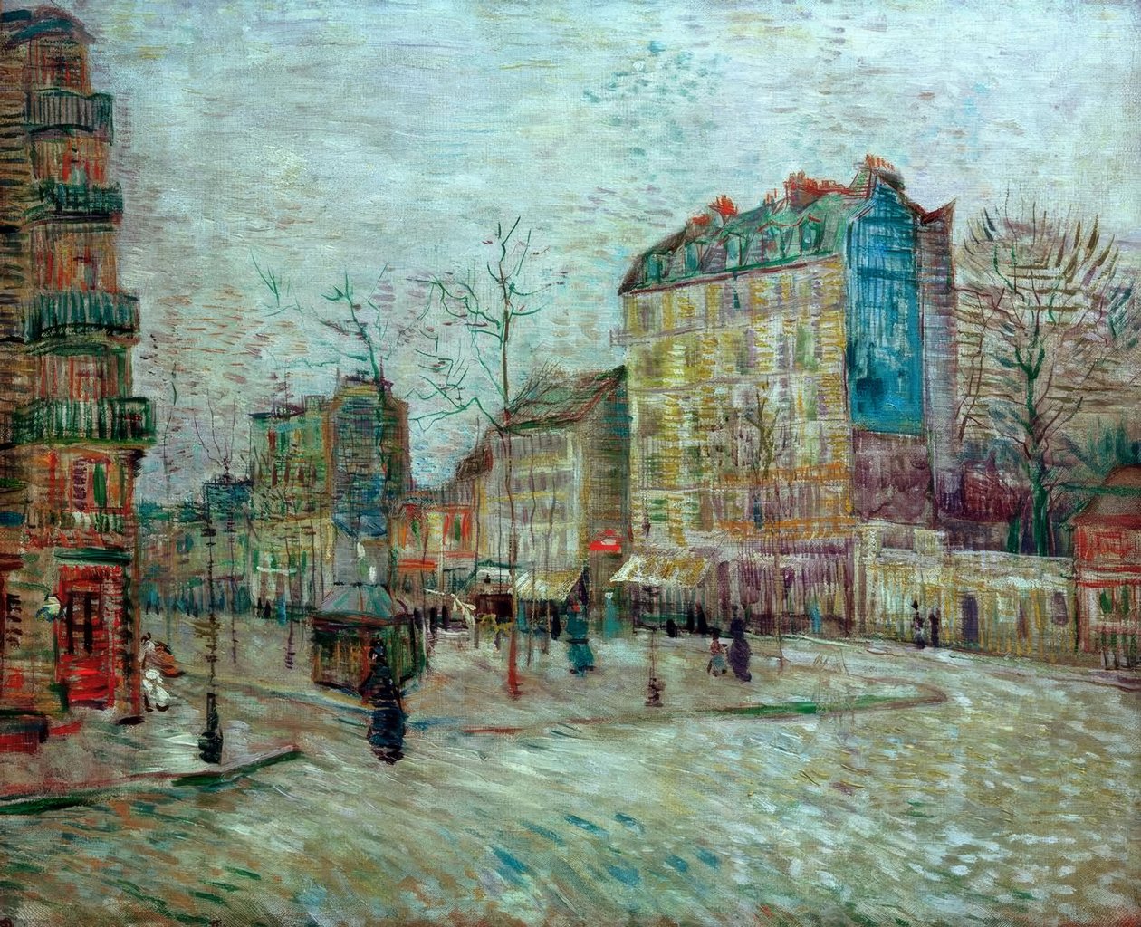 Boulevard de Clichy door Vincent van Gogh