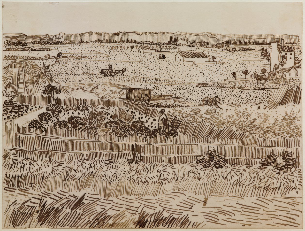 De oogst door Vincent van Gogh