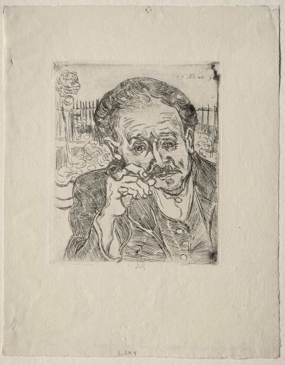 Dr. Gachet door Vincent van Gogh